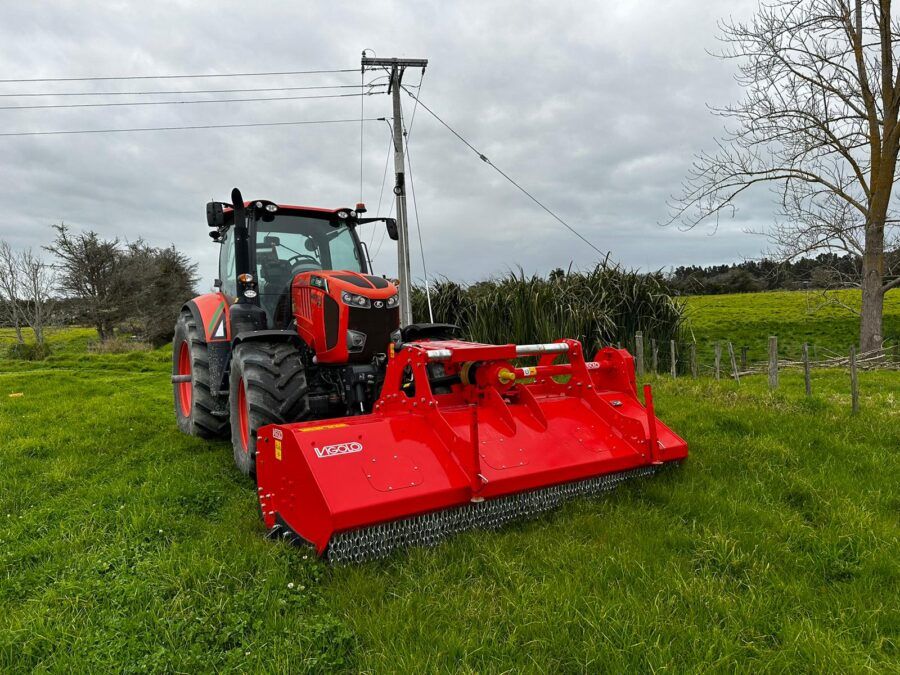 Front mounted mulcher