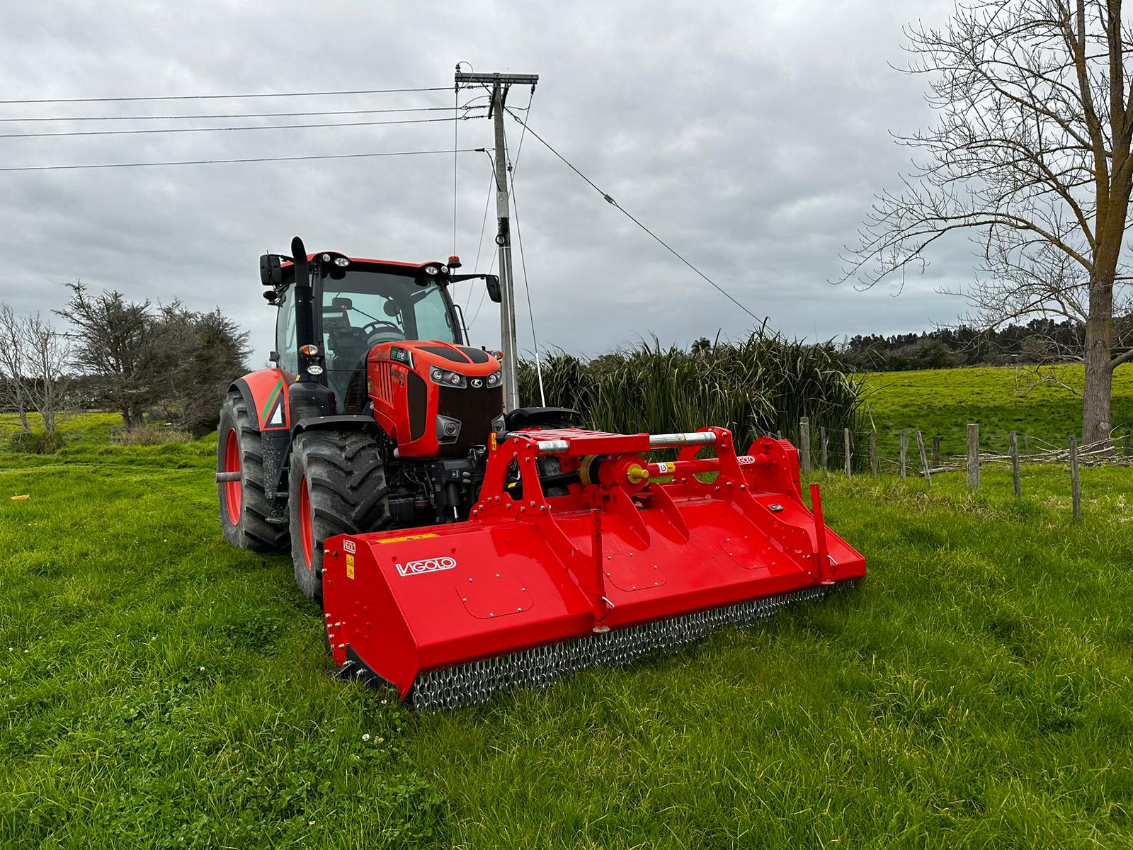 Front mounted mulcher