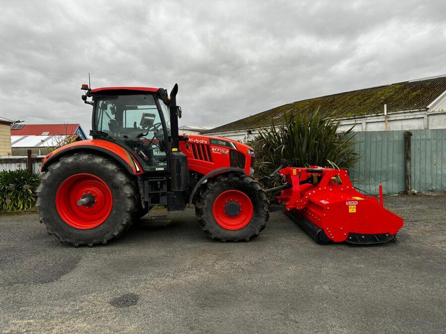 high body front mounted mulcher